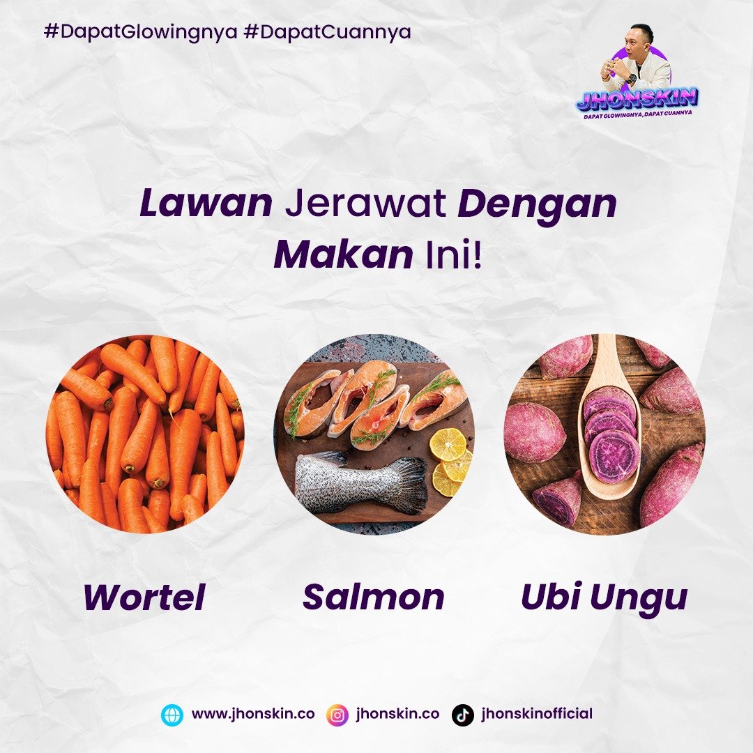 Lawan Jerawat dengan Makanan Sehat