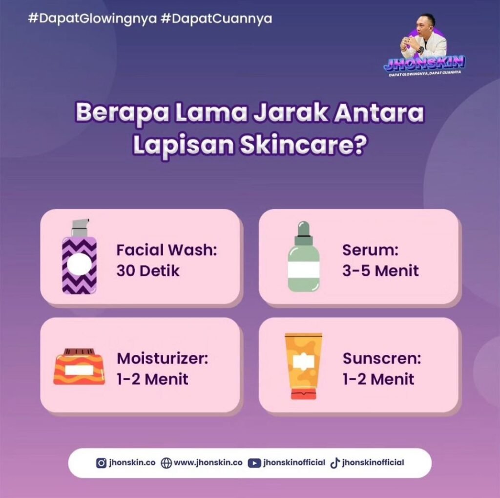 Berapa Lama Jarak Untuk Pindah Skincare